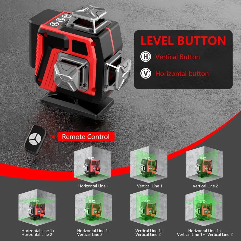 Nivelador laser rojo